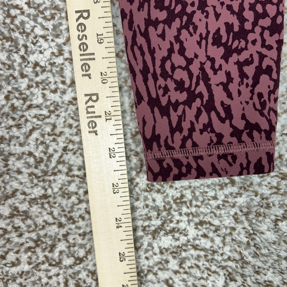 Athleta Pants Womens XS Red Salutation Stash Pocket II High Rise Leggings Gym - Picture 7 of 11